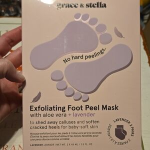 Grace & Stella Exfoliating Lavender Foot Peel Mask - 2 Pairs